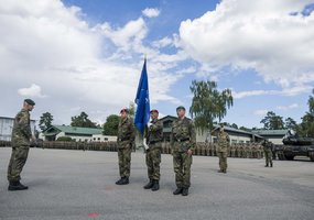Tarnybą Lietuvoje pradeda naujos rotacijos NATO Priešakinių pajėgų kovinė grupė  - 12