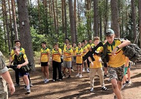 Dar vienas išeivijos jaunuolių susitikimas su kariais stovykloje „Pasaulio Lietuva“ - 2