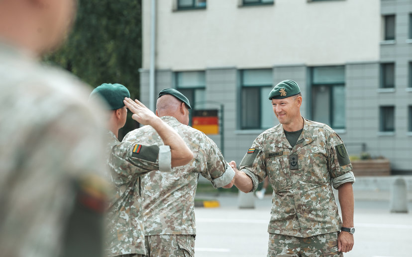 Mokomojo pulko vado pareigas perėmė plk. ltn. Marius Kugauda