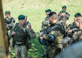 Baigėsi vadaviečių pratybos „Stiprus vilkas 2023-2“ - 2