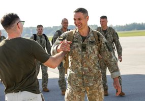Iš Malio grįžo paskutinė Krašto apsaugos savanorių pajėgų pamaina - 2