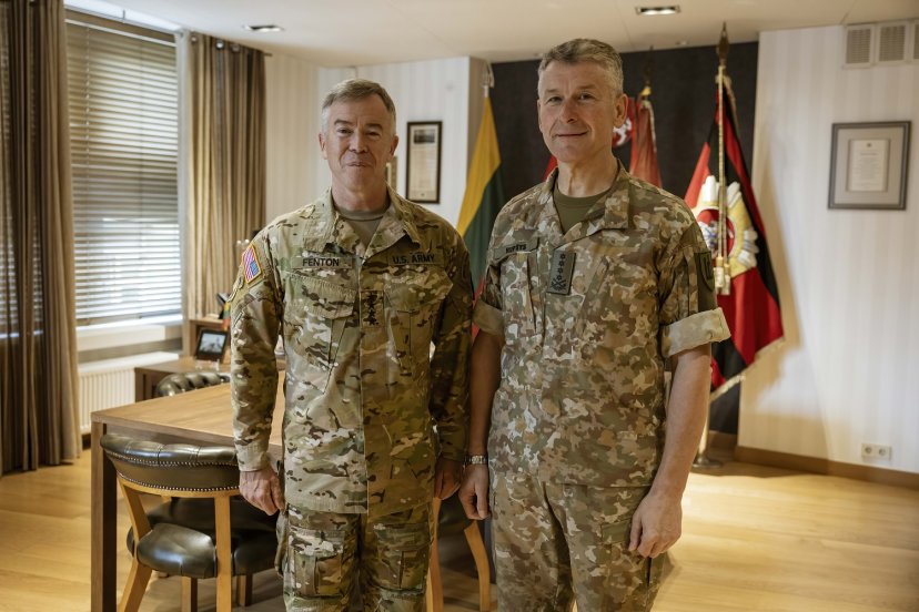 Lietuvoje lankosi JAV Specialiųjų operacijų pajėgų vadas gen. Bryan P. Fenton