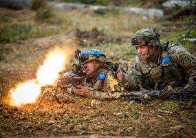 Fotogalerija: gynybos operacija tarptautinių pratybų „Geležinis vilkas 2023-2“ metu  - 7