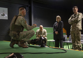 TO Interflex karius aplankė Mokymo ir doktrinų valdybos vadas brg. gen. Modestas Petrauskas - 1