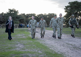 TO Interflex karius aplankė Mokymo ir doktrinų valdybos vadas brg. gen. Modestas Petrauskas - 7