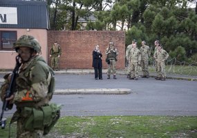TO Interflex karius aplankė Mokymo ir doktrinų valdybos vadas brg. gen. Modestas Petrauskas - 10