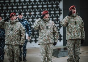 Prie memorialo Lietuvos partizanams prisiekė kariai savanoriai - 1