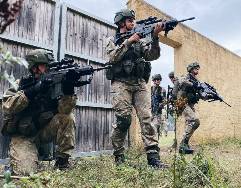 Krašto apsaugos savanorių pajėgų kariai dalyvauja tarptautinėse pratybose Vokietijoje