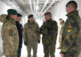 Lietuvoje lankosi Vokietijos kariuomenės Sausumos pajėgų vadas generolas leitenantas Alfonsas Maisas - 3