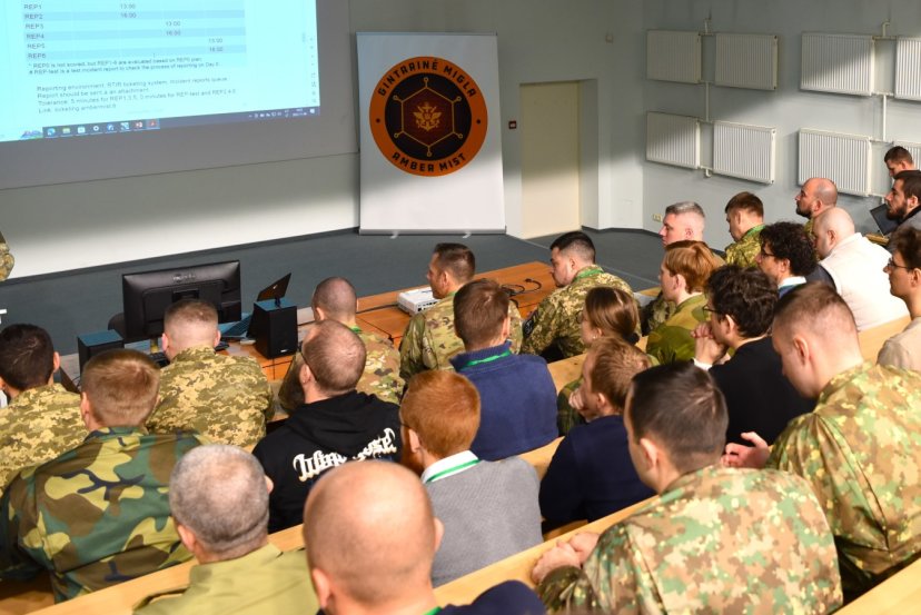 Cyber incident scenarios designed and rehearsed at Lithuanian Armed Forces Exercise Amber Mist 2023