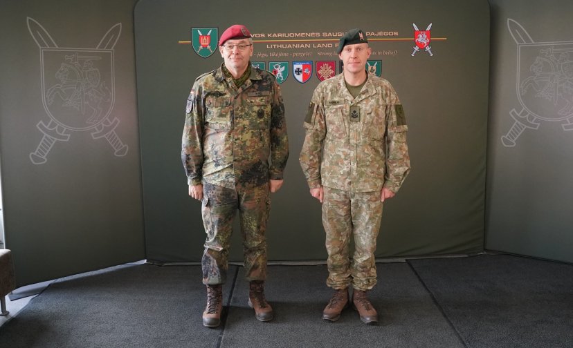 Lietuvoje lankosi Vokietijos kariuomenės Sausumos pajėgų vadas generolas leitenantas Alfonsas Maisas