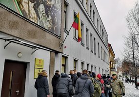 Paskutiniai šių metų karo prievolininkai išlydėti į Algirdo batalioną - 1