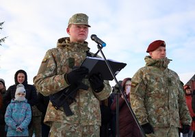 Minaičiuose prisiekė nauji kariai savanoriai - 2