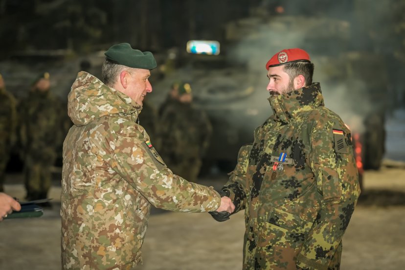 Lietuvai priskiriama 21-oji Vokietijos kariuomenės greitojo reagavimo brigada, kariuomenės vadas...