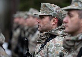 Kariai savanoriai prisiekė Adolfo Ramanausko-Vanago priesaikos vietoje - 7