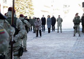 Krašto apsaugos savanorių pajėgos minėjo 33-iąsias įkūrimo metines, pasirašė bendradarbiavimo... - 1