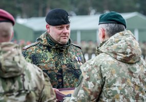 Tarnybą Lietuvoje pradeda penkioliktosios rotacijos NATO Priešakinių pajėgų kovinė grupė - 11