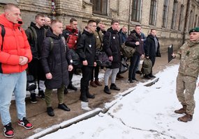 Pirmieji 2024 metų karo prievolininkai tarnybą pradeda Oro gynybos batalione - 2