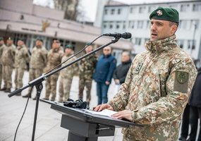 Karaliaus Mindaugo husarų batalionui vadovauti pradeda plk. ltn. Arnoldas Žilys - 10