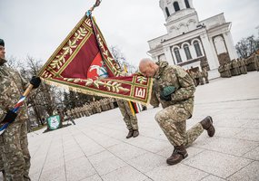 Karaliaus Mindaugo husarų batalionui vadovauti pradeda plk. ltn. Arnoldas Žilys - 20
