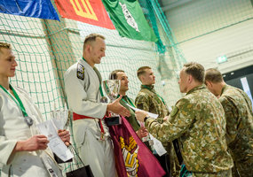 Lietuvos ir sąjungininkų kariai kovoja brigados “Geležinis vilkas” kovinės savigynos turnyre - 16