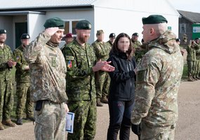 Mokymo misijoje „Interflex“ rengiami nauji ir karinėse operacijose dalyvavę Ukrainos kariai - 6