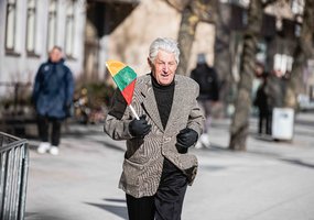 Kovo 11-ąją Karaliaus Mindaugo husarų bataliono kariai pažymėjo 34 valandas trukusiu estafetiniu... - 2