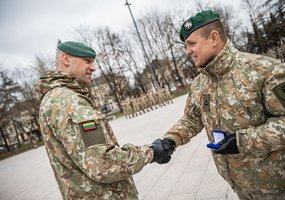Karaliaus Mindaugo husarų batalionui vadovauti pradeda plk. ltn. Arnoldas Žilys - 23