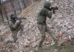 Lietuvos karo medikai rengia ukrainiečių karius - 2