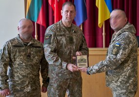 Lietuvos kariuomenės mokykloje baigėsi Tarptautinis instruktoriaus kursas kariams iš Ukrainos - 4