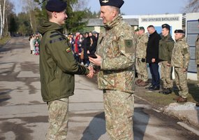 KOP Oro gynybos batalione parengta 10-oji NPPKT karių laida  - 4