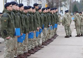 KOP Oro gynybos batalione parengta 10-oji NPPKT karių laida  - 6