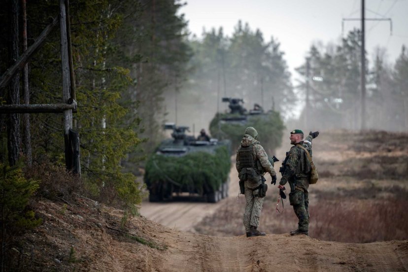 Lietuvos ir Vokietijos kariai treniruojasi tarptautinėse pratybose  „Grand Eagle-24”  
