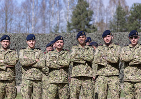 Vėliavos pakėlimo ceremonija atidaryta Portugalijos kariuomenės rotacinių pajėgų stovykla - 2