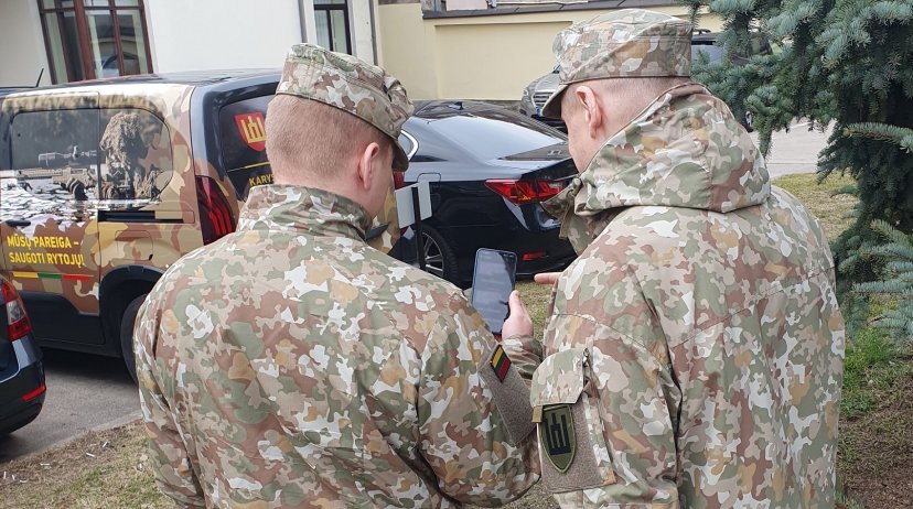 Tikrinamas parengtojo ir aktyviojo rezervo karių pasirengimas vykdyti užduotis