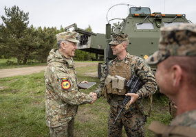 JAV jūrų pėstininkai su HIMARS sistema vykdo kovinius šaudymus Lietuvoje - 4