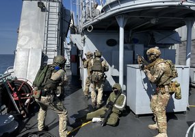 Portugalijos laivyno vadas stebėjo Karinių jūrų pajėgų pratybas "Audros smūgis 2024"  - 2