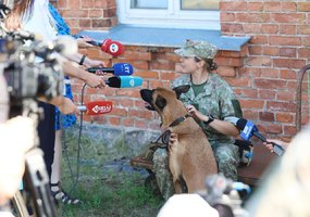 Kariuomenės kinologai išvyksta tarnybinių užduočių vykdymui į Paryžiaus olimpines žaidynes - 4