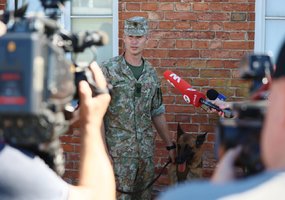 Kariuomenės kinologai išvyksta tarnybinių užduočių vykdymui į Paryžiaus olimpines žaidynes - 5