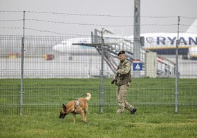 Kariuomenės kinologai išvyksta tarnybinių užduočių vykdymui į Paryžiaus olimpines žaidynes - 6