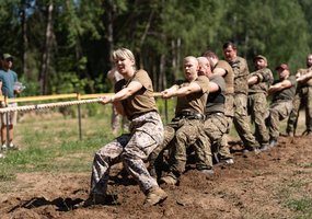 34-ąjį kartą organizuojamose Savanorių žaidynėse nugalėtojais tapo Žemaičių rinktinės kariai - 16