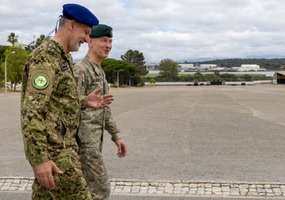 Lietuvos ir Portugalijos kariuomenių vadai aptarė NATO gynybos planus ir rotacinių pajėgų... - 11