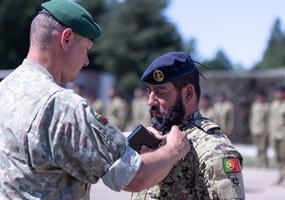 Išlydėti tarnybą Lietuvoje baigę septintojo Portugalijos rotacinių pajėgų kontingento kariai - 1