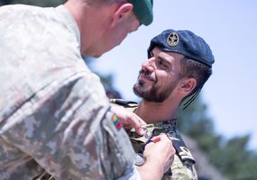 Išlydėti tarnybą Lietuvoje baigę septintojo Portugalijos rotacinių pajėgų kontingento kariai - 3