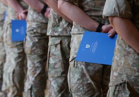 Karinių oro pajėgų Oro erdvės stebėjimo ir kontrolės valdyba paminėjo kovinės vėliavos įteikimo... - 11