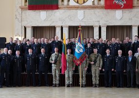 Karinių oro pajėgų Oro erdvės stebėjimo ir kontrolės valdyba paminėjo kovinės vėliavos įteikimo... - 12