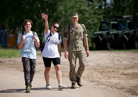 Gaižiūnų poligone vyko žygis „Radvilų keliai“ - 3