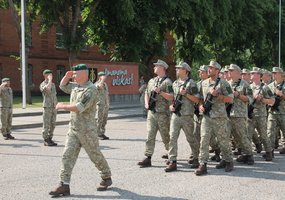 Lietuvos Respublikai prisiekė per 400 Nuolatinės privalomosios pradinės karo tarnybos karių - 4