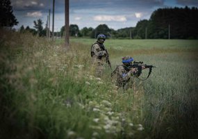 National Defence Volunteer Force wrapped Exercise Strong Shield 6 - 11