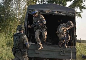 National Defence Volunteer Force wrapped Exercise Strong Shield 6 - 14
